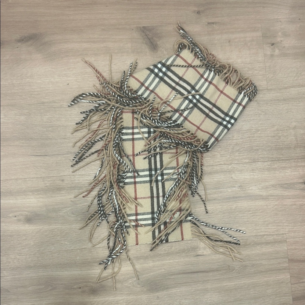 Burberry Classic Check Cashmere Scarf